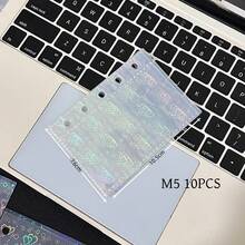 10pcs Replacement Inner Pages, Transparent Pages, 3D Embossed Sticker Album, Sticker Album, Leaf-Shaped Album Replacement Pages For M5/A7/A6 - Multicolor - View 13