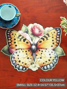 1 pièce Chemin de table en polyester, impression numérique 2D délicate avec motif lavande et papillon, ambiance fraîche de printemps/été, convient pour toutes les saisons, peut être utilisé comme décoration de table de cuisine/salle à manger, décoration de chambre, nappe rose, bureau, table basse, coiffeuse, set de table, tapis de pique-nique pour salon, chambre, jardin, intérieur/extérieur, mobilier d'extérieur, camping, villa, fête de famille, fête, décoration de mariage, disponible en plusieurs tailles - Multicolore - Voir 9