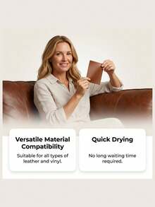 Leather Filler, Leather Surface Cleaner, Renovator, Stain Remover, Maintenance, Shine, Household Carebeach,Summer,Vacation,Holiday,Travel Essential,Going Out Tops,Household Items - Multicolor - View 3