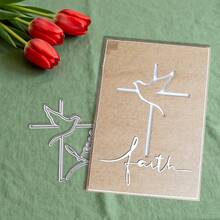 Creative Bird Dies, DIY Scrapbooking Album And Embossing Stencil, Greeting Card Making Tool, Card Paper Cutting Crafts ,Gift Card Making Template Die Cuts. - Silver - View 4