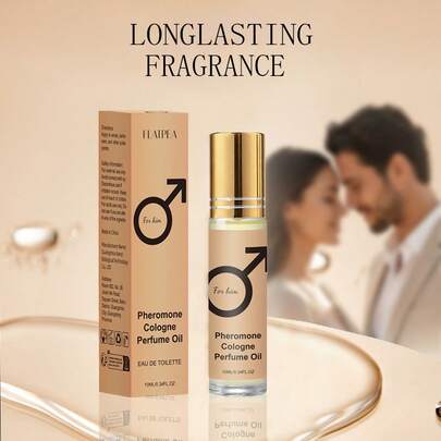 10ml Gold Logo Roller Ball, Compact & Portable Roller Ball Suitable For Daily, Work, Date And Other Occasions, A Little Surprise For Valentine's Day