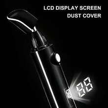 Recortadora de pelo de nariz para hombres y mujeres profesional indolora para cejas facial y nariz IPX7 impermeable recargable por USB todo en uno-B007 - Negro - Ver 4