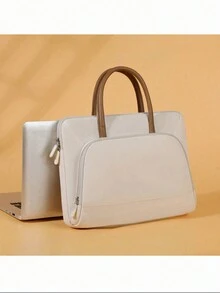 1PC Fashionable And Simple Multi-Layer Storage Laptop Bag, Waterproof, Wear-Resistant,And Scratch Resistant Laptop Bag Back To School