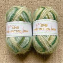 2pcs/Pack (100g/372yds) Handmade Multicolor Gradient Blended Knitted & Mohair Yarn, Soft & Non-Irritating, Fashionable & Versatile, Suitable For DIY Knitting & Crocheting Projects Like Bags, Hats, Scarves, Socks, Sweaters, Craft Decorations, Multiple Colors Available - Multicolor - View 20