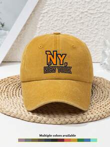 1 件女士可爱蜜蜂印花个性化户外运动水洗复古可调节蜜蜂休闲可爱涤纶印花沙滩软顶棒球帽，适合春夏秋冬 - 多色 - 查看 12