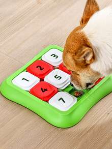 1个新款益智趣味防滑可移动井字棋慢食宠物玩具，适合小型/中型犬猫，可用于训练、嗅闻、陪伴和增进感情。 - 彩色 - 查看 5