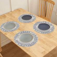 24/48 片，33 厘米餐垫，小菱形图案餐垫，一次性餐垫，适用于圣诞节、餐厅、生日、派对、宴会、咖啡馆、毕业派对。 - 彩色 - 查看 5