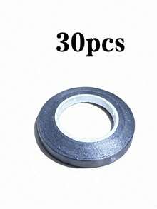 1/5/10/20/30 rollos de cinta decorativa metálica dorada para globos, cintas de globos dorados de 10M de largo, adecuadas para fiestas, bodas, cumpleaños, celebraciones, envoltura de regalos y talla grande - Negro - Ver 13