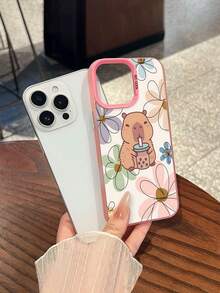Estuche para teléfono con patrón de linda chica de anime con lazos Compatible con fundas de teléfono   17  17 Pro  16 Pro Max  15 Pro Max  14 y  13 Hecho de material de TPU duradero, resistente a caídas y elegante Un regalo perfecto para familiares, amigos y seres queridos y un excelente regalo para cumpleaños, día de San Valentín y año nuevo - Rosa - Ver 7