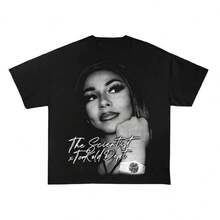 MARIAHS THES SCIENTISTS T-Shirt Vintage Rap Tee Concert, Tour T-Shirt - màu đen - Xem 2