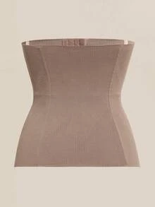 1件式女用腰部塑身衣 腹部收緊塑身衣 女用束腹腰封 舒適收腹塑身內衣 - 駝色 - 查看 8
