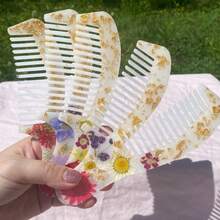 1 pieza Molde de resina epoxi DIY, molde de silicona para peine de resina cristalina, molde de resina hecho a mano DIY casero para peine de resina - Blanco - Ver 6