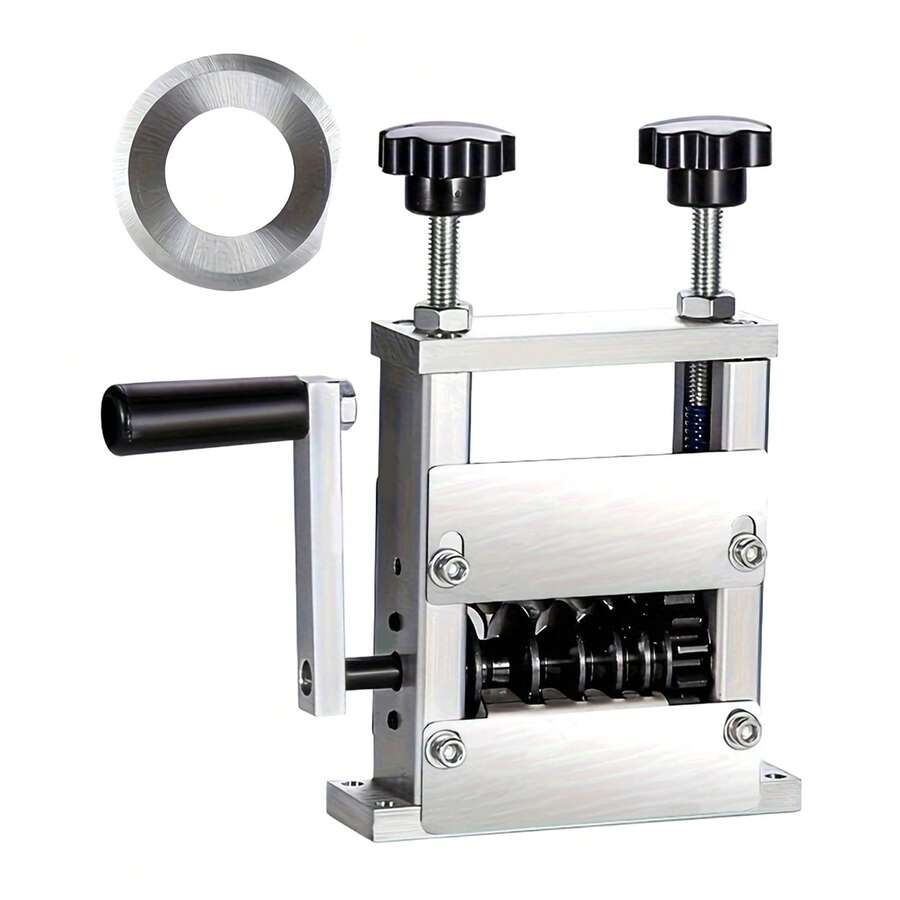 Máquina pelacables manual o pelacables accionado por taladro con 6 canales para cables de desecho de 1-17 mm - Plateado - Ver 1