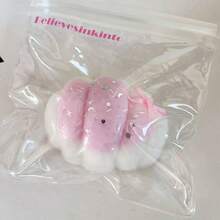 2026新款慢回弹软萌猪形减压超柔软毛绒毛虫面包挤压玩具，生日、节日、万圣节、圣诞节、游戏玩家的完美礼物，玩具 - 彩色 - 查看 14