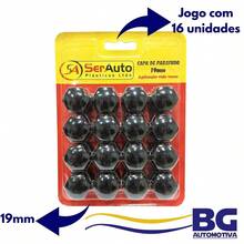 Capa do Parafuso de Roda Universal Preto 19mm Jogo com 16pcs - A - Visão 5