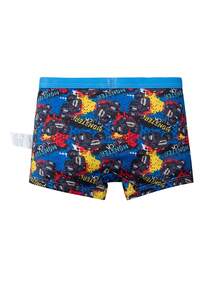 4pcs/Pack Tween Boys Graphic Printed Comfortable Boxer Briefs, Video Game, Football, Baseball, Basketball Patterns - Multicolor - View 4