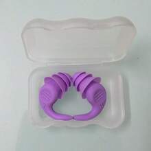 1 Pair Soft Silicone Waterproof Ear Plugs, High Quality Comfortable Ear Plugs For Swimming, Spa, Shower - With Ear Plug Case, Fully Silicone, Washable And Reusable - All Silicone Ear Tips - View 9