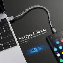 彩色USB Type-C数据线，尼龙编织设计，适用于智能手机快速充电。这款USB-A转USB-C充电线兼容 17、16 Pro Max、iPad Pro、Air 5、Galaxy S25、S24等多种设备。 - 彩色 - 查看 3