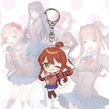 Mô hình nhân vật nữ dễ thương trong anime Doki Doki Literature Club, cao khoảng 18CM, gồm các nhân vật Monika, Sayori, Natsuki, Yuri, đồ trang trí bàn làm việc, hàng hóa Doki Doki Literature Club (Đế trong suốt hoặc trắng được tặng kèm ngẫu nhiên). - Nhiều màu - Xem 7