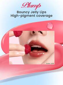 COLORKEY丰盈亮泽唇釉，高光泽镜面妆效，唇膏，多用途，腮红，防止嘴唇干燥皲裂，保湿唇釉，高光泽，高显色度，持久不脱妆，可用于脸颊、嘴唇和眼部，品牌美妆彩妆，面部彩绘化妆品，适合女性和女孩，春夏完美之选，Y2K时尚潮流，适合90年代妆容，生日母亲节礼物，派对必备，最佳颜色 - D03 - 查看 6