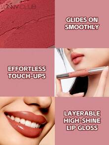 UNNY CLUB 2-In-1 Lipstick & Lip Liner, Women Nourishing Matte Long-Lasting Velvet Lip Pencil, Non-Fading - L01 Life Sakura House - View 6
