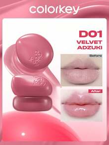 COLORKEY丰盈亮泽唇釉，高光泽镜面妆效，唇膏，多用途，腮红，防止嘴唇干燥皲裂，保湿唇釉，高光泽，高显色度，持久不脱妆，可用于脸颊、嘴唇和眼部，品牌美妆彩妆，面部彩绘化妆品，适合女性和女孩，春夏完美之选，Y2K时尚潮流，适合90年代妆容，生日母亲节礼物，派对必备，最佳颜色 - D01 - 查看 4
