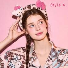 Mattel A Cute Strawberry Hello Kitty Hairband - Pink Girl Style - Three-Dimensional Cat Hairband - Suitable For Face Washing - When Applying Facial Mask And Daily Wear - Multicolor - View 13