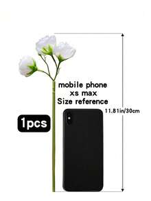 两束共54朵人造牡丹花，适合春季家居装饰、婚礼中心装饰、婚礼装饰、花束、派对装饰、桌面摆件、春季装饰、室内装饰、办公桌装饰、新娘送礼会装饰、母亲节装饰、礼物、生日、毕业典礼、复活节装饰、装饰花卉、婚礼花卉、卧室装饰，白色花朵 - 白色 - 查看 12