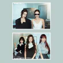 Årstidshälsningar 2026 Kalenderinlägg, affischer, klistermärken för rumsdekoration, samlarföremål från fläktar, Sakura, Kim Chea Won, Huh Yunjin, Kazuha, Hong Eunchae. - Multifärgad - Visa 16