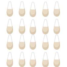 5 Pairs Of High-Quality Solid Color Invisible Breathable Anti Slip High Heels For Women In Summer, Ice Silk Thin Half Palm Suspender Socks - Multicolor - View 10