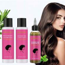 迷迭香薄荷洗发水和护发素三件套，促进头皮健康，不含硫酸盐和对羟基苯甲酸酯，男女皆宜 - 滋養 - 查看 1