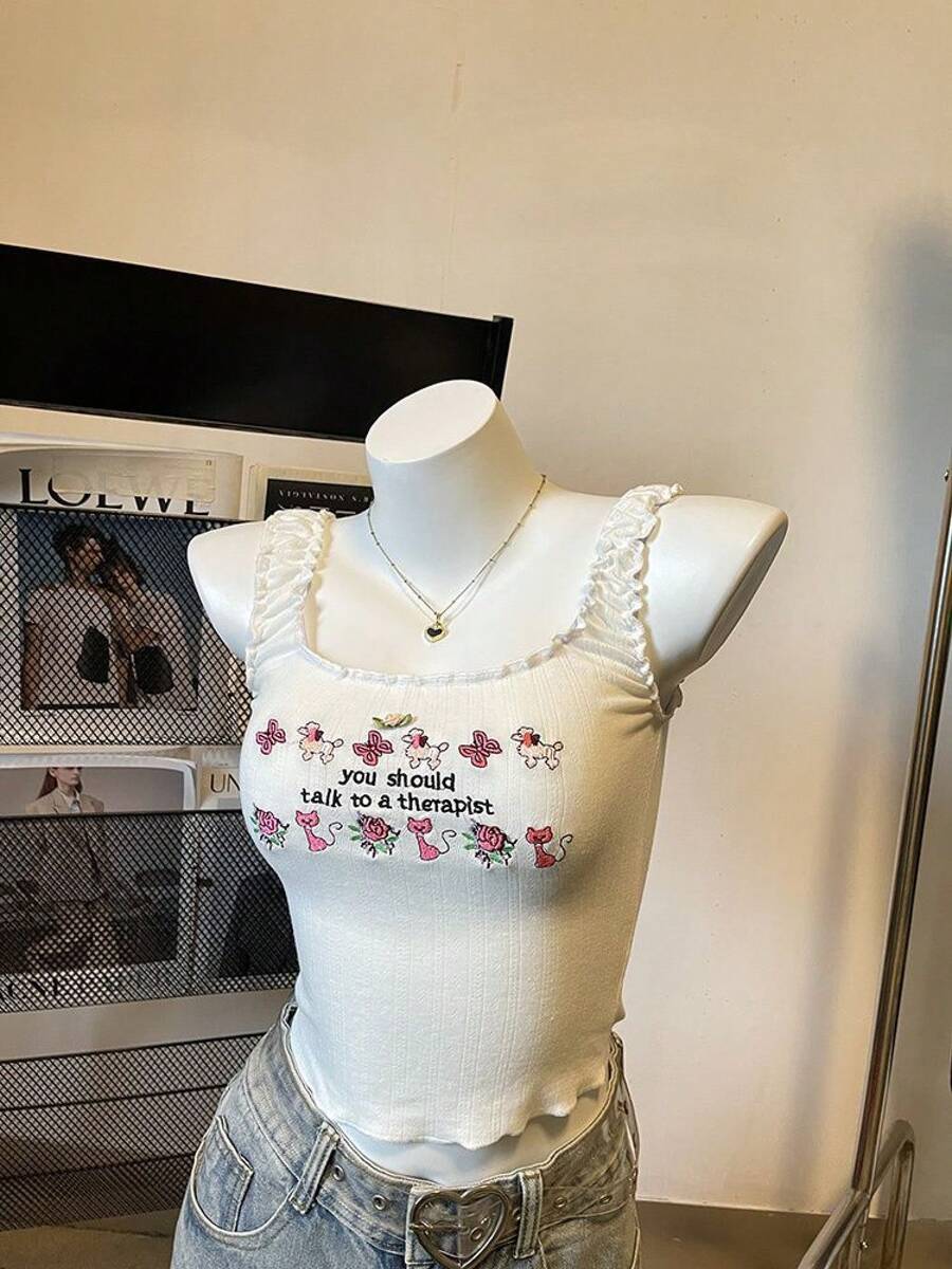 Women Tank Tops & Camis - 1164 White - View 1