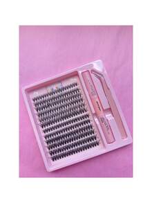 DIY Eyelash Extension Set Mix Lash Clusters Love Rain – Model P - 30p-40p - View 1