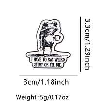 Cute Frog Series Enamel Pin Funny Animals Quotes Brooch Pins Lapel Pin Badge On Backpack Clothing Accessories Jewelry Friends Gifts - Green - View 30