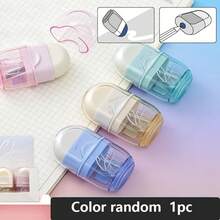 2-In-1 Multifunctional Random Color Pencil Sharpener And Eraser, Handheld Eraser - Multicolor - View 3