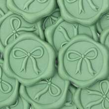 10/25pcs Rose Or Heart Shaped Wax Seal Stickers, Self-Adhesive Envelope Seals Suitable For Weddings, Parties And Birthdays - Multicolor - View 26