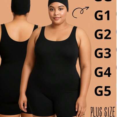 Maio Hidroginastica Forrado Com Bojo Plus Size Regata Com Perninha