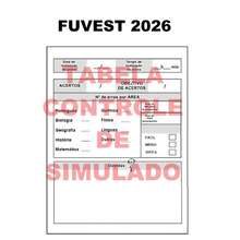 Fuvest 1 Fase Provas 2007 a 2026 Gabarito Oficial - Branco - Visão 2