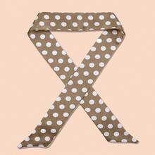 WJ1033 Narrow Long Skinny Neck Silk Scarf Bag Scarf For Handbag 1PC - A - View 28