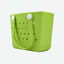 GYJ  Beach Bag Rubber Tote Bag Waterproof Travel Bags Washable Open Tote Bags For Beach Sports And Picnic102 - 草叢 - 查看 3