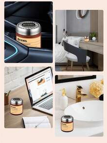 1个装汽车固体香氛，持久留香，可放置于杯架，为您的爱车营造清新迷人的氛围。适用于汽车空气清新和家居除臭。多种香型可选。女士汽车配件，汽车装饰。也适用于卧室、衣橱、浴室。 - A - 查看 11