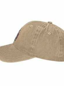 Die Antwoord Hip Hop Band White T Shirt Fresh Washed Denim Hat Soft And Comfortable Perfectly Blending Classic And Fashion - Camel - View 3
