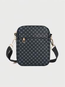 Mini sac de poitrine, sac à dos mode homme en tissu Oxford, sac bandoulière style coréen casual imperméable, sac à dos imperméable, sac banane porte-téléphone, sac de travail, sac de travail - Noir - Voir 10