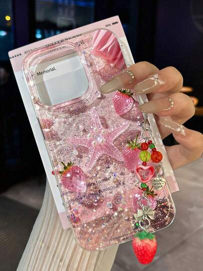 IMD树脂喷绘可拆卸腕带防震手机壳，兼容 14、14 Pro、14 Pro Max、13、13 Pro、13 Pro Max、11、11 Pro Max、12、12 Pro、12 Pro Max、XR、XS、15、15 Pro、15 Pro Max、16、16 Pro、16 Pro Max、17、17 Pro、17 Air、17 Pro Max，高级防摔手机壳