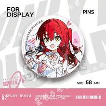 孤独 - 摇滚彩虹波 Chinjiro Goto - Irisayama Ryo Kitayukari 铁激光徽章 Baji - 完美礼物 - 生日礼物 - 情人节礼物 - 礼物 - 收藏品 - 彩色 - 查看 4