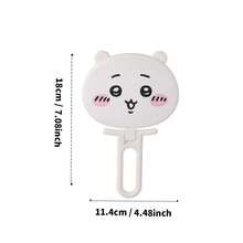 Miniso Chiikawa Series Chiikawa Cute 3D Handheld Mirror, Smooth PP Material, Chiikawa 3D Head Shape, Foldable Buckle Design, Portable Touch-Up Mirror & Bag Decoration Mirror(1 PC) - Multicolor - View 9