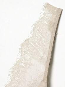 Camellia Spring/Summer New Women's European And American Style Fashion Elegant Sexy Lace Satin Texture Top - Meter 1 - View 4