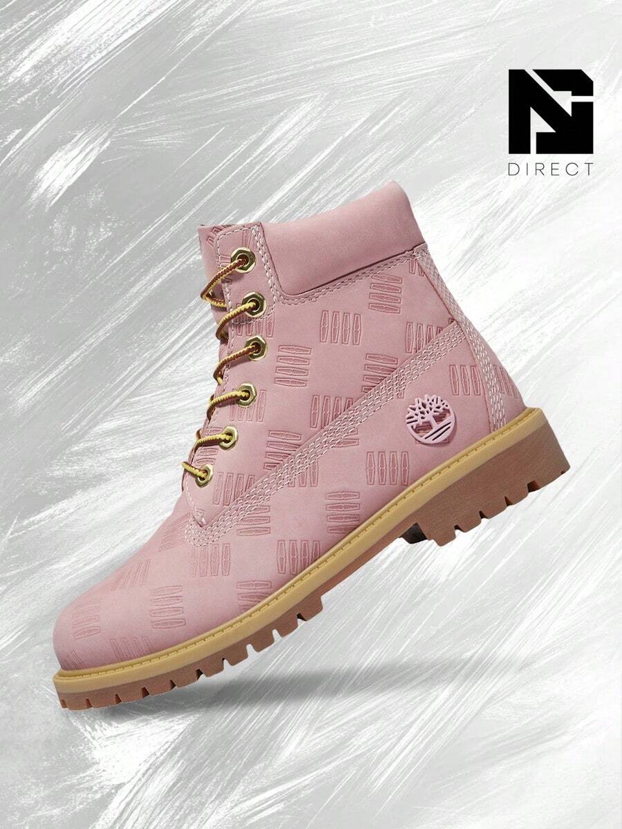 Timberland Premium 6" Waterproof Boots– Lifestyle Sneakers – Shoes For Women - Vintage - Spring & Summer-Classic Color, Warm & Durable, Outdoor To Everyday Casual Wear - Easter Gift –TB0A6BETA5V - Pink/Pink - 查看 1