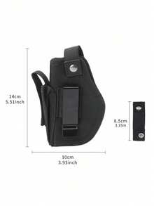 女士通用隐蔽携带枪套及替换零件 - 左右手通用型内/外腰尼龙手枪套，配有低调腰带夹和可选弹匣袋，可调节松紧度，快速拔枪；适用于紧凑型和超紧凑型手枪，加固缝线 - 理想的日常携带/隐蔽携带、靶场、战术、安保和执法用途，武器、狩猎装备，成人圣诞礼物 - 彩色 - 查看 10