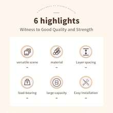 Double-Layer Double-Pull Fabric Storage Rack, Open Storage Rack, Snack And Miscellaneous Items Storage Rack, Desktop With Drawers, Suitable For Kitchen, Office, Home Coffee Bar, Suitable For Storing Tableware, Spices, Coffee, Bathroom Toiletries, Skin Care Products, Practical Storage Rack, Multi-Functional Storage Rack. - Multicolor - View 6